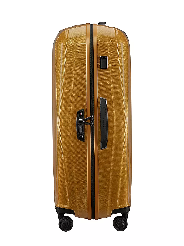 SAMSONITE Trolley 77cm MAJOR LITE SPINNER saffron yellow